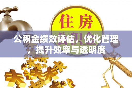沙田公积金绩效评估，优化管理，提升效率与透明度